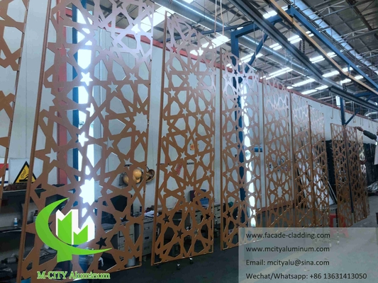 Pannelli per la perforazione di facciate metalliche schermo di alluminio alluminio solido spessore 3 mm in polvere rivestito per rivestimenti murali