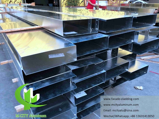 Fassata di alluminio architettonica con lamiera di metallo tagliata al laser per rivestimenti murali