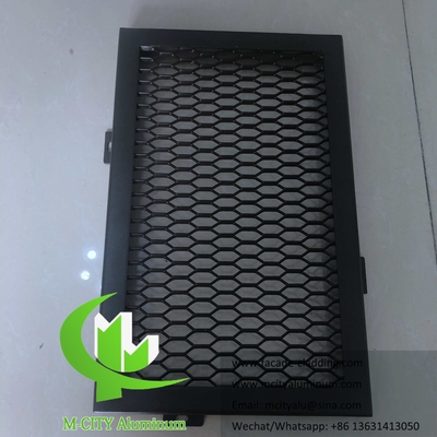pannelli di metallo per pareti con fogli di alluminio a perforazione per facciate di soffitto