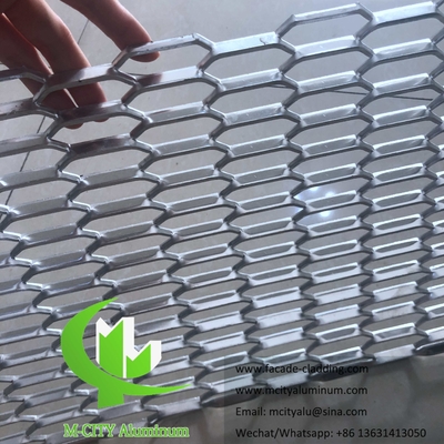 pannelli di schermo di maglia di alluminio per facciate metallo architettonico decorativo