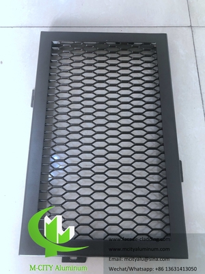 pannelli di metallo per pareti con fogli di alluminio a perforazione per facciate di soffitto