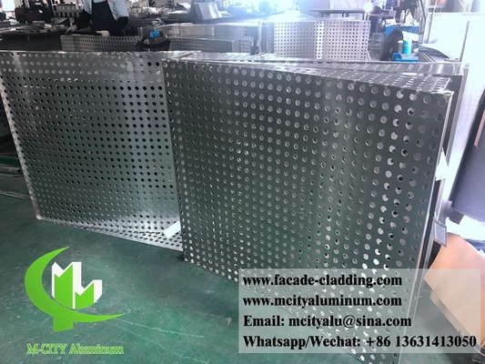 PVDF rivestimento metallo rivestimento pannelli di alluminio sistema di facciata