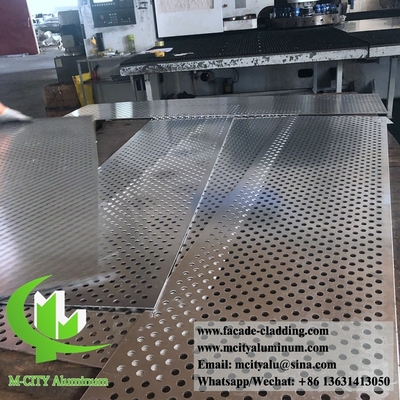 foglio di taglio laser in alluminio Taglio laser per parete tenda in facciata in alluminio architettonica