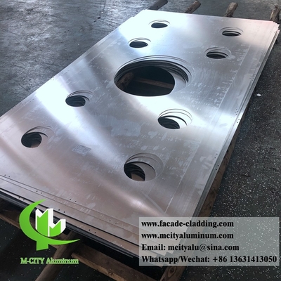 Fogli di taglio laser di alluminio esterno in metallo Taglio laser per parete tenda di facciata in alluminio architettonico