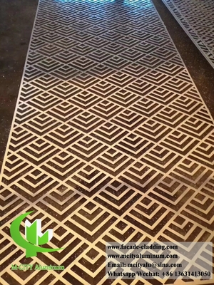 Pannelli in alluminio 3D per facciate di hotel fabbricante di lamiere metalliche personalizzate