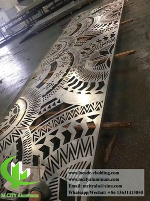 PVDF rivestimento metallo rivestimento pannelli di alluminio sistema di facciata