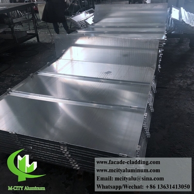 pannelli di pareti metalliche rivestimento di alluminio massiccio sistema di facciate PVDF