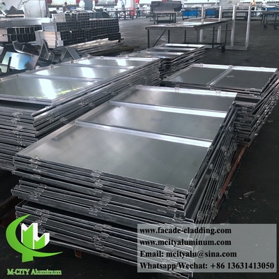 pannelli di pareti metalliche rivestimento di alluminio massiccio sistema di facciate PVDF