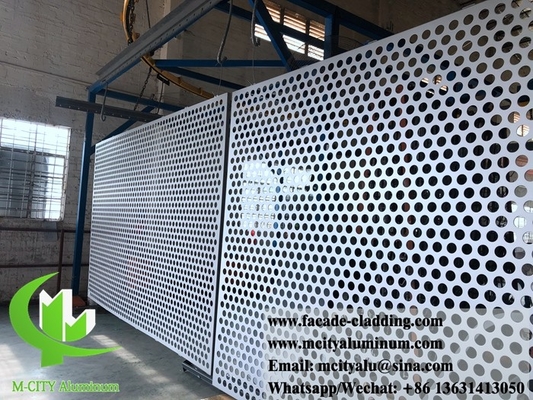 Cina Fabbricante di pannelli perforati di alluminio per facciate architettoniche esterne per rivestimenti