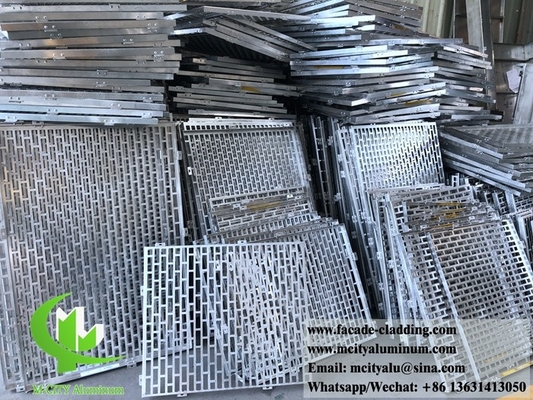 pannelli di perforazione CNC di alluminio a fluorocarburo per la parete tenda per rivestimento di facciate