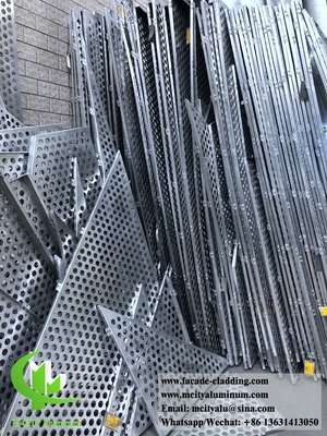 Fogli di metallo perforanti per decorazioni murali di facciate