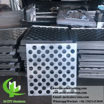 pannelli solidi di alluminio per rivestimento metallico per schermi di alluminio per facciate murali