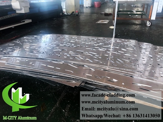 Fogli di metallo perforanti per decorazioni murali di facciate