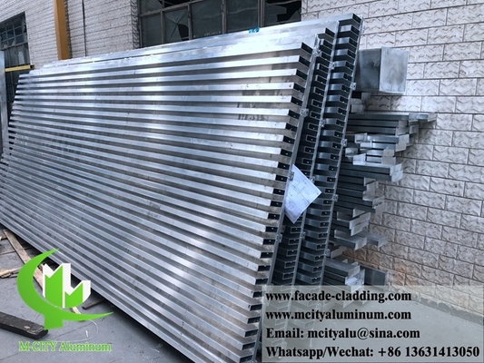 Imitazione di mattoni metallo rivestimento di pareti pannelli di alluminio per rivestimento di pareti decorazione facciata