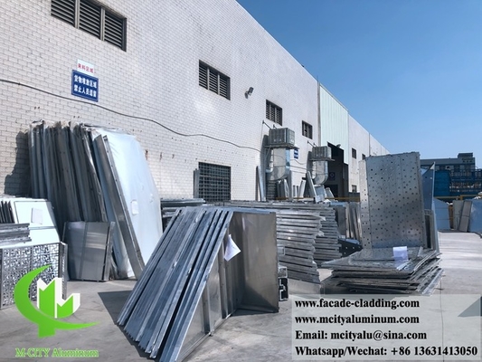 Cina 3003 3mm metallo pannello di alluminio in polvere rivestito di alluminio pannello massiccio muro tenda per rivestimento di facciata