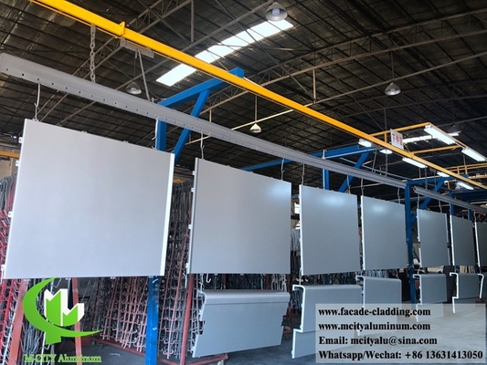 pannello di metallo pannello di alluminio massiccio muro tenda per rivestimento di facciata fluorocarburo durevole