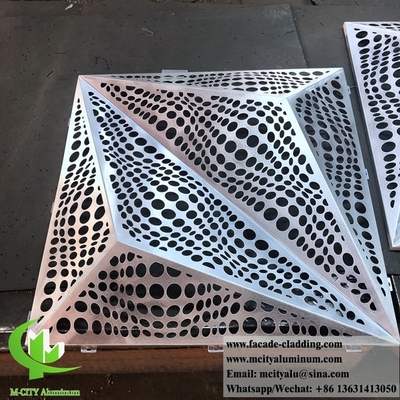 pannelli di lamiera perforati CNC rivestimento esterno per facciate in lamiera di alluminio per rivestimento esterno di facciate