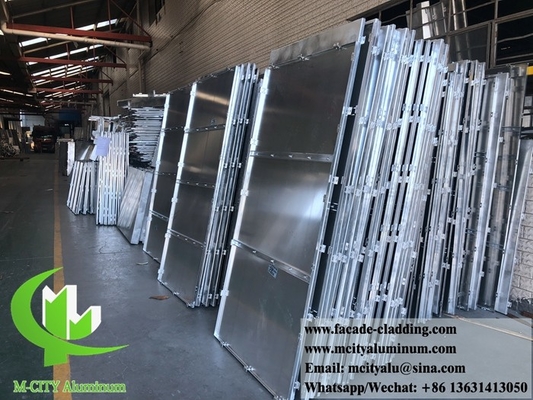 pannello di metallo pannello di alluminio massiccio muro tenda per rivestimento di facciata fluorocarburo durevole