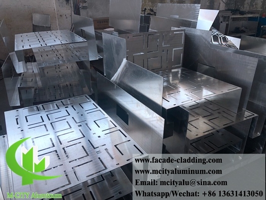 Pannello di alluminio esterno per il taglio CNC in polvere di rivestimento per pareti
