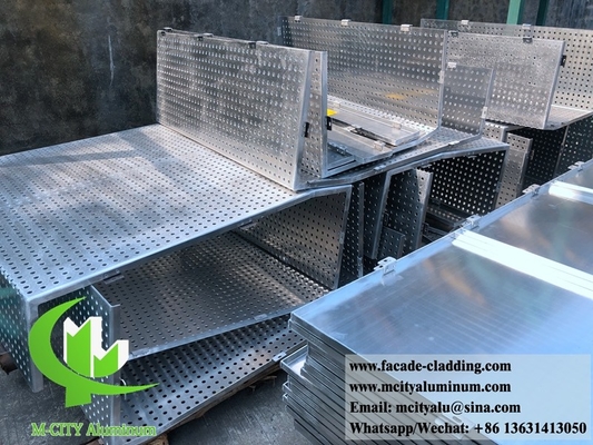 pannelli di lamiera perforati CNC rivestimento esterno per facciate in lamiera di alluminio per rivestimento esterno di facciate