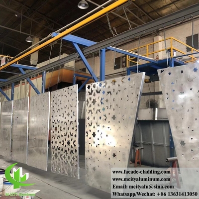 Cina 3003 3mm metallo pannello di alluminio in polvere rivestito di alluminio pannello massiccio muro tenda per rivestimento di facciata