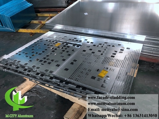Cina 3003 3mm metallo pannello di alluminio in polvere rivestito di alluminio pannello massiccio muro tenda per rivestimento di facciata
