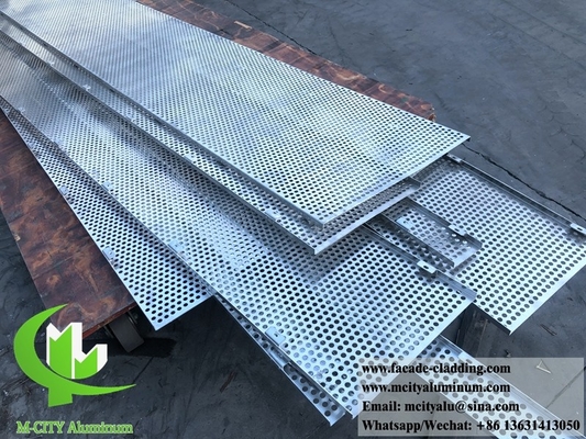 Sistema di rivestimento metallico esterno pannelli di facciata in alluminio rivestiti in polvere da 3 mm