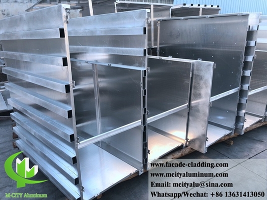 Fassata in metallo lamiera di alluminio per parete tenda non standard su misura per rivestimento di facciata