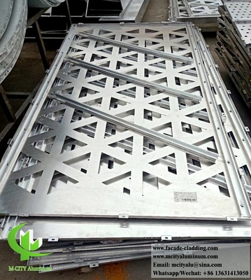 Cina schermo metallico facciate metalliche pannelli di rivestimento in alluminio fornitore in Cina