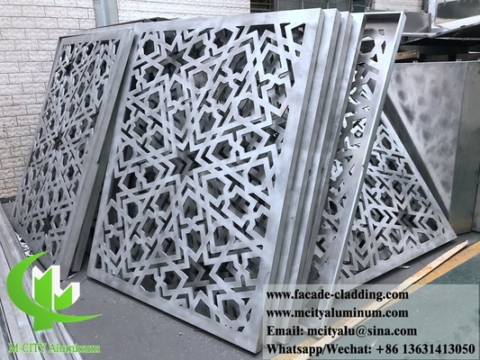 Taglio laser 10 mm Rivestimento di facciata con pannelli di alluminio in lamiera metallica per rivestimento esterno di facciata