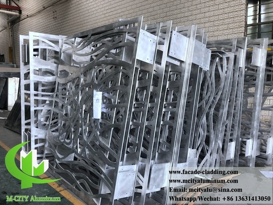 Taglio laser 10 mm Rivestimento di facciata con pannelli di alluminio in lamiera metallica per rivestimento esterno di facciata
