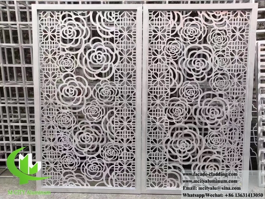 pannelli di alluminio piegati in 3D per facciata di edifici facciata di alluminio in lamiera di metallo personalizzata