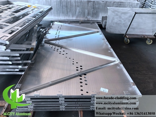 Fassate metalliche rivestimento metallico lamiera di alluminio per la decorazione degli edifici