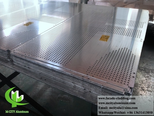 Fogli di alluminio a pannello perforato a fluorocarburo per il rivestimento delle facciate fornitore in Cina