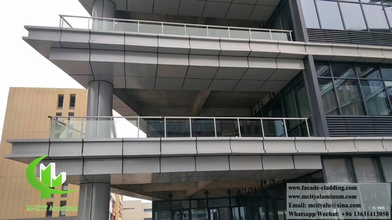 Cina fornitore 3mm metallo pannelli di alluminio in polvere rivestito facciate di alluminio