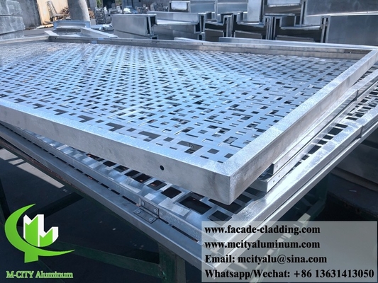 pannelli di rivestimento metallici perforati facciate metalliche di lamiera di alluminio di 3 mm