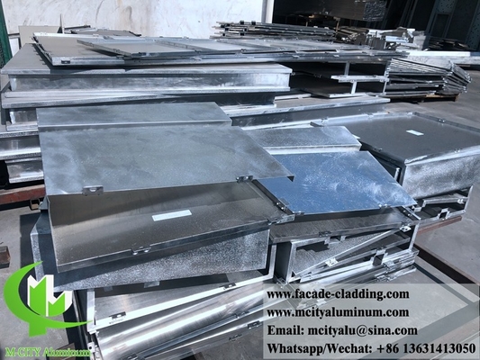 pannelli di rivestimento metallici perforati facciate metalliche di lamiera di alluminio di 3 mm