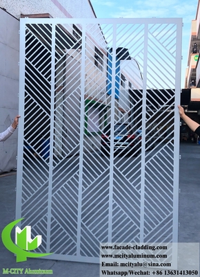 3 mm perforato Metallo rivestimento metallo facciate metallo schermo per rivestimento pareti in polvere rivestito nero