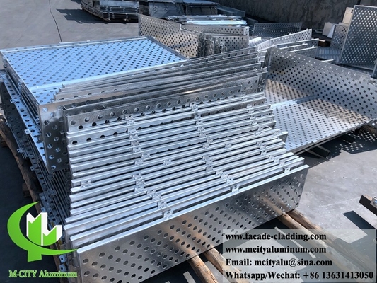 rivestimento di pareti esterne Fassata metallica pannello di alluminio fornitore di fogli perforati in Cina
