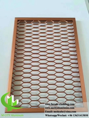 Rivestimento metallico Maschera di alluminio schermo esteso per rivestimento di pareti pannelli di facciata decorazione