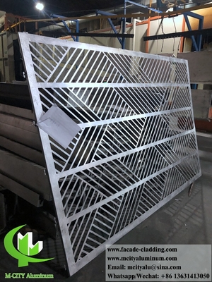 Sistema di rivestimento metallico esterno pannelli di facciata in alluminio rivestiti in polvere da 3 mm