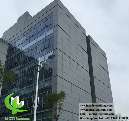 pannelli di rivestimento metallici perforati facciate in alluminio fornitore a Guangzhou Cina