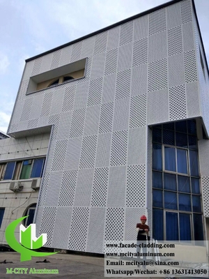 Fogli metallici PVDF 3 mm con rivestimento in alluminio peforato