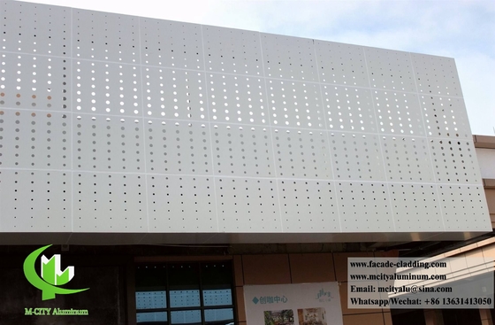 Fogli metallici PVDF 3 mm con rivestimento in alluminio peforato