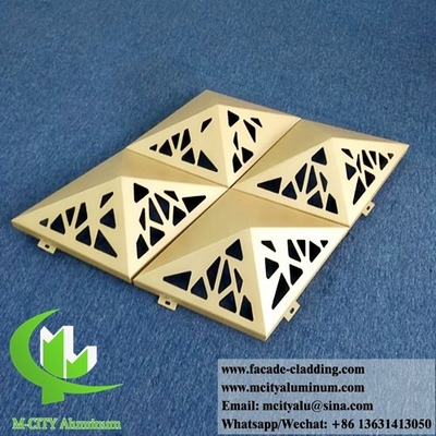 Fogli metallici PVDF 3 mm con rivestimento in alluminio peforato