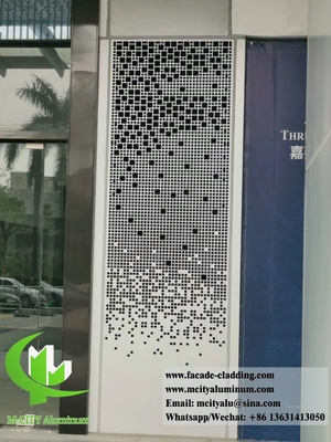 Disegni per la privacy in metallo tagliati al laser pannelli decorativi lamiera di alluminio spessore 3 mm