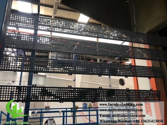 Fabbrica di facciate metalliche pannelli di rivestimento in alluminio perforato lamiera di alluminio per facciate murali