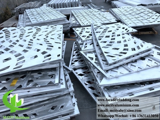 Produttori di pannelli di rivestimento in alluminio perforati per facciate metalliche antirrugine a Guangzhou