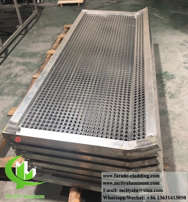 Produttori di pannelli di rivestimento in alluminio perforati per facciate metalliche antirrugine a Guangzhou