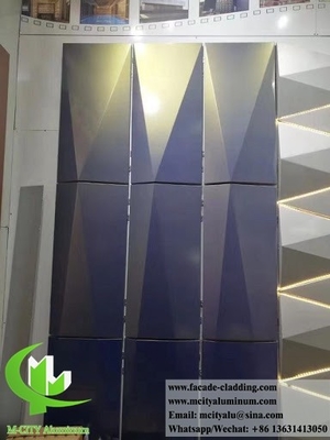 3 mm perforato Metallo rivestimento metallo facciate di fabbrica fori rotondi perforazione